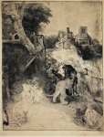 Rembrandt Harmensz. van Rijn St Jerome Reading in the Italian Landscape  - Hermitage